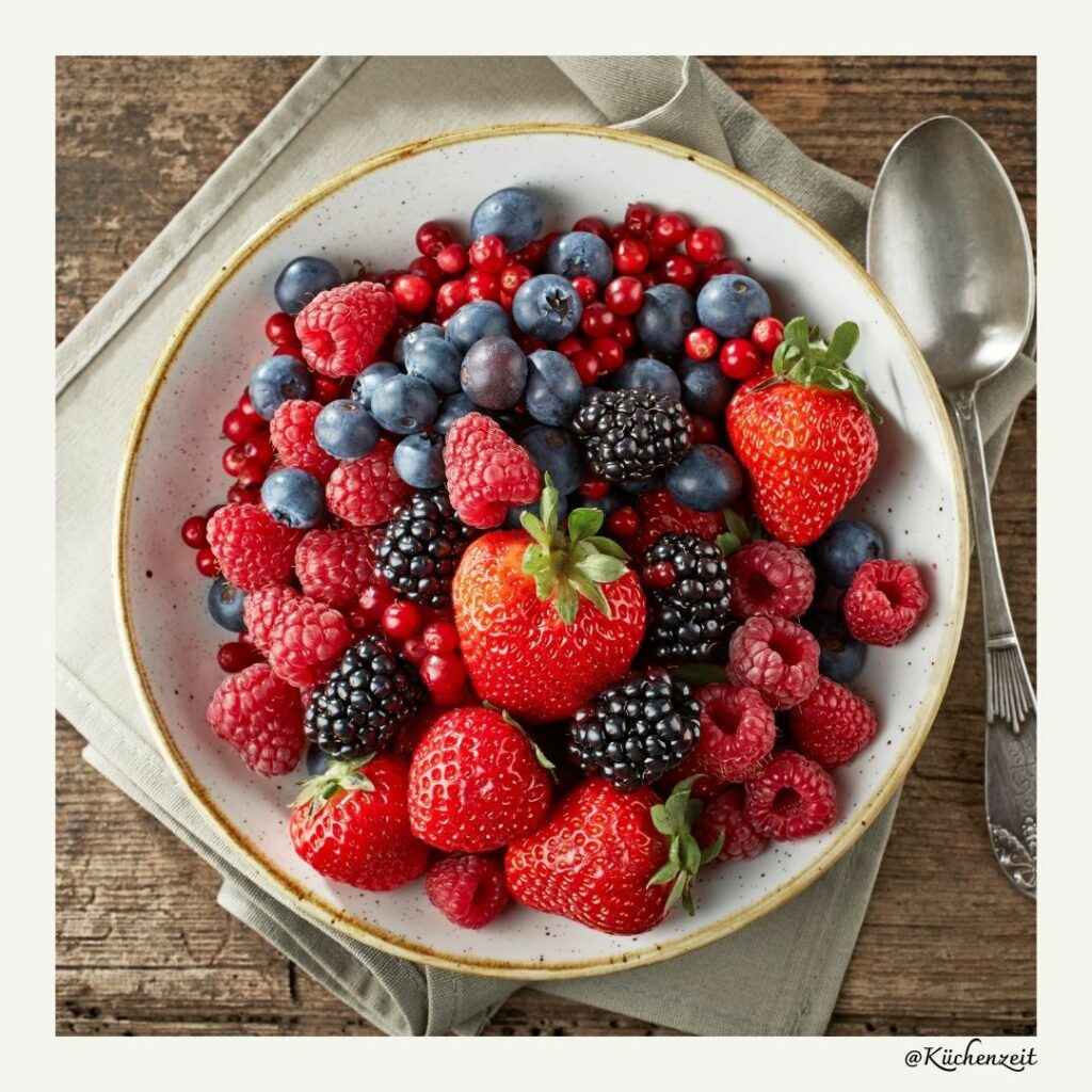 Erdbeeren Heidelbeeren Himbeeren Johannisbeeren