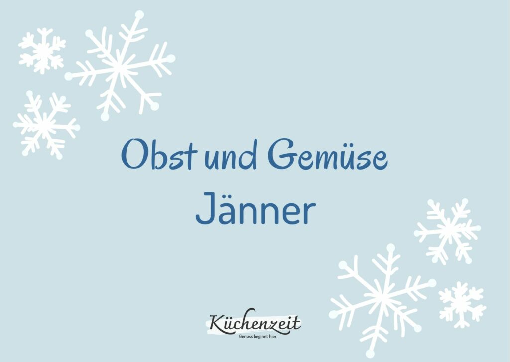 Obst und Gemüse Jänner