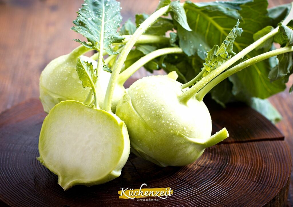 frische Kohlrabi