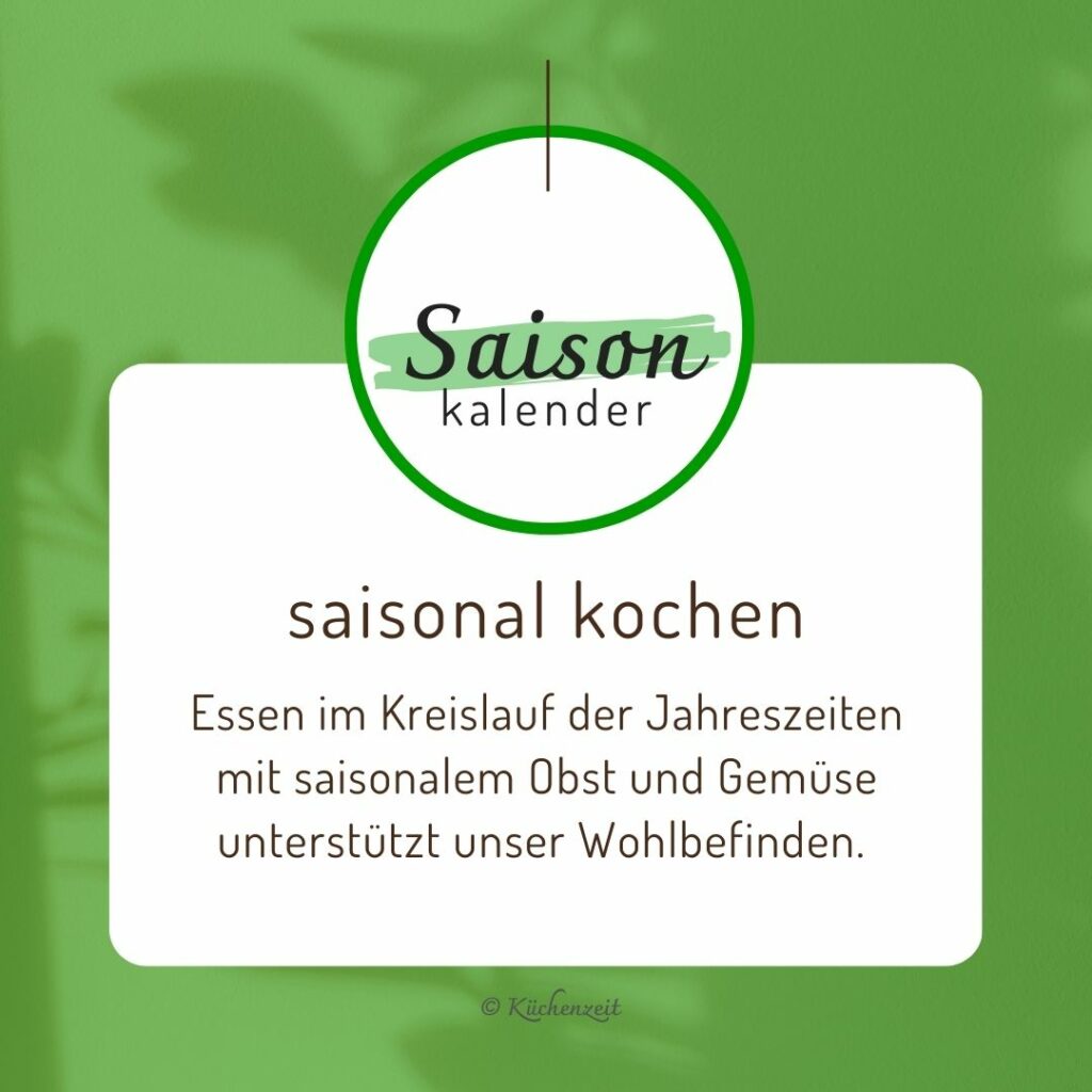 saisonal kochen 