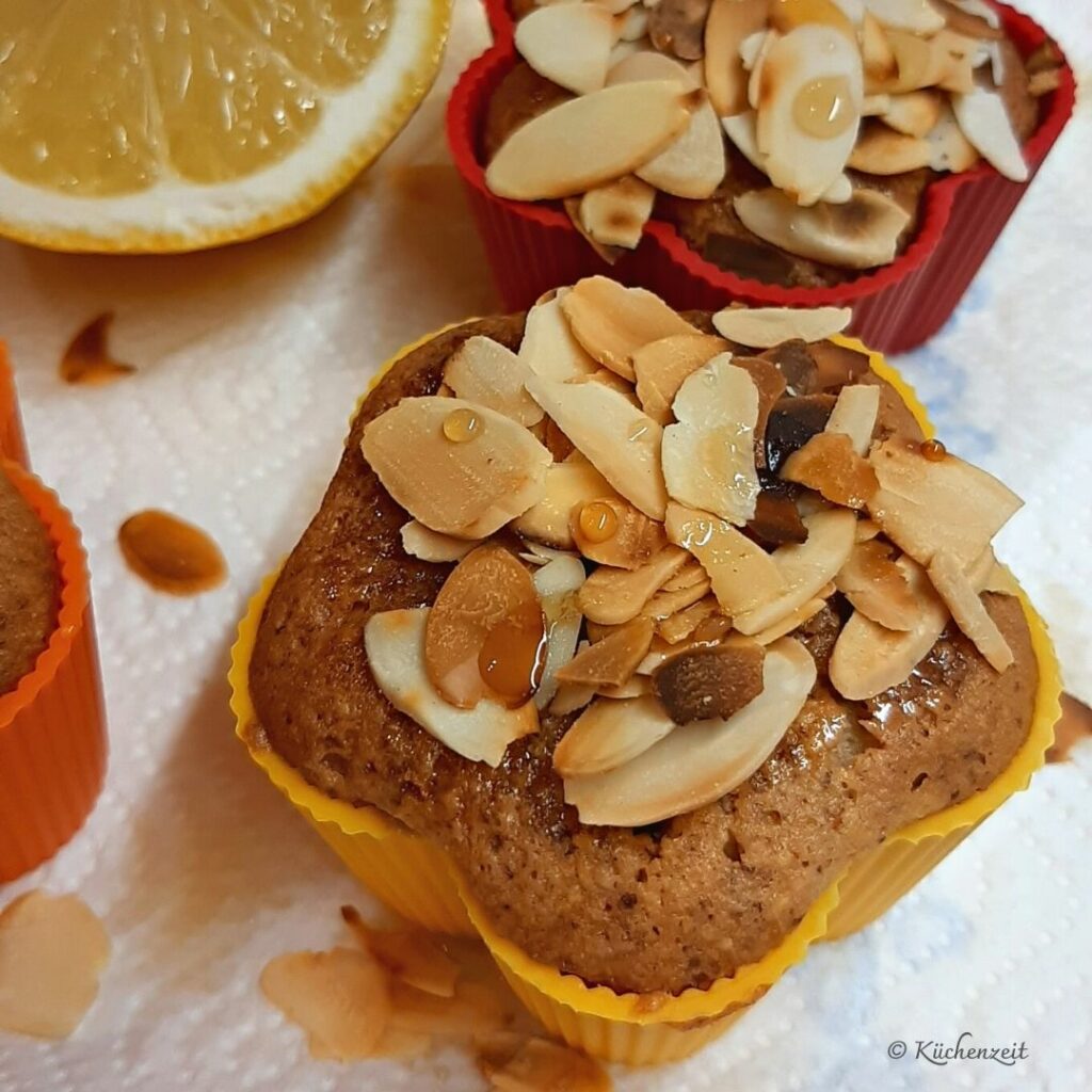 Muffins mit Polenta und Mandeln